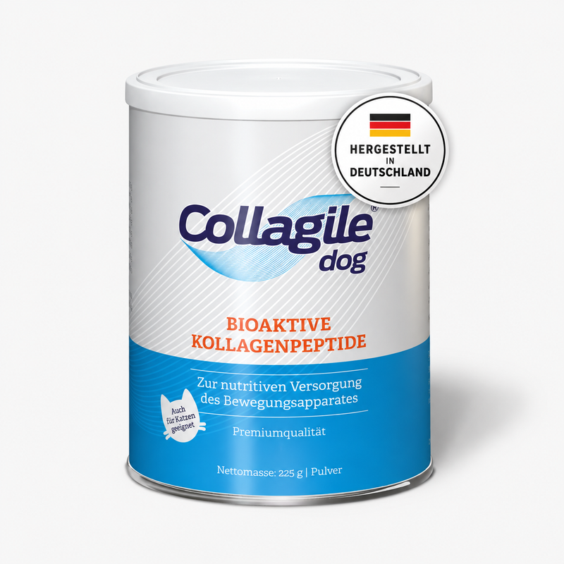 Collagile® dog Dose, 225 g, bioaktive Kollagenpeptide